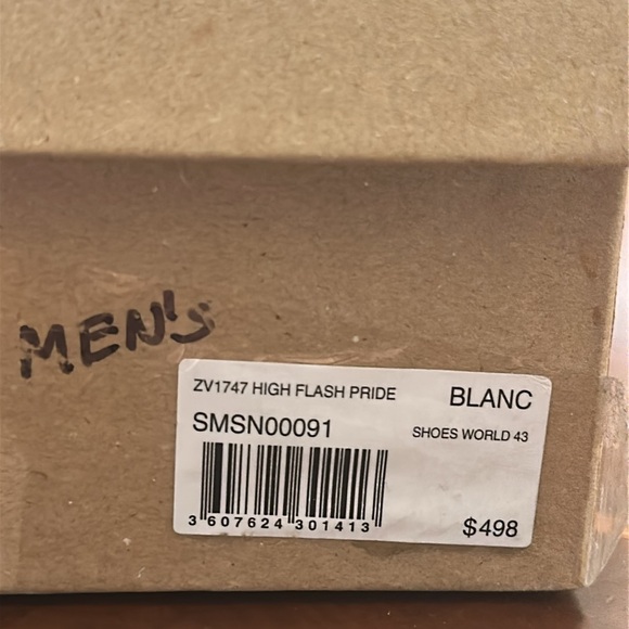 ❤️ Zadig & Voltaire High Flash Pride Sneakers with Colorful Accents - Picture 12 of 14